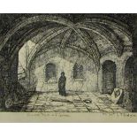FOLDER OF ASSORTED NORWICH SCHOOL ETCHINGS AND ENGRAVINGS 
including some AFTER DAVID HODGSON