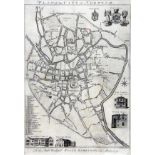 J THOMPSON (18TH CENTURY, BRITISH) 
engraved plan of Norwich circa 1779 (engraved for The History