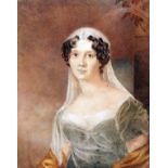 ATTRIBUTED TO JOHN THIRTLE (1777-1839, BRITISH) 
Portrait of Anne Preston
watercolour
12 x 9 ½