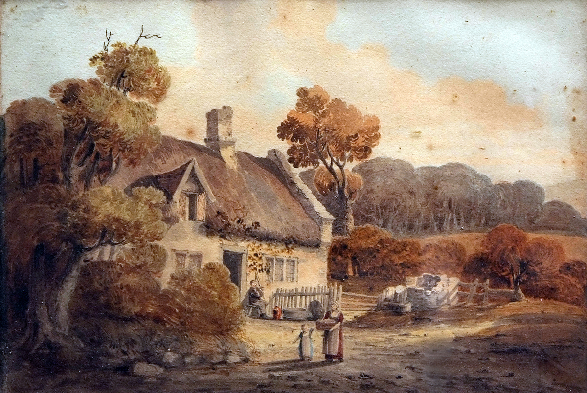 ROBERT DIXON (1780-1815, BRITISH) 
“View at Sherringham, Norfolk”
watercolour, signed and