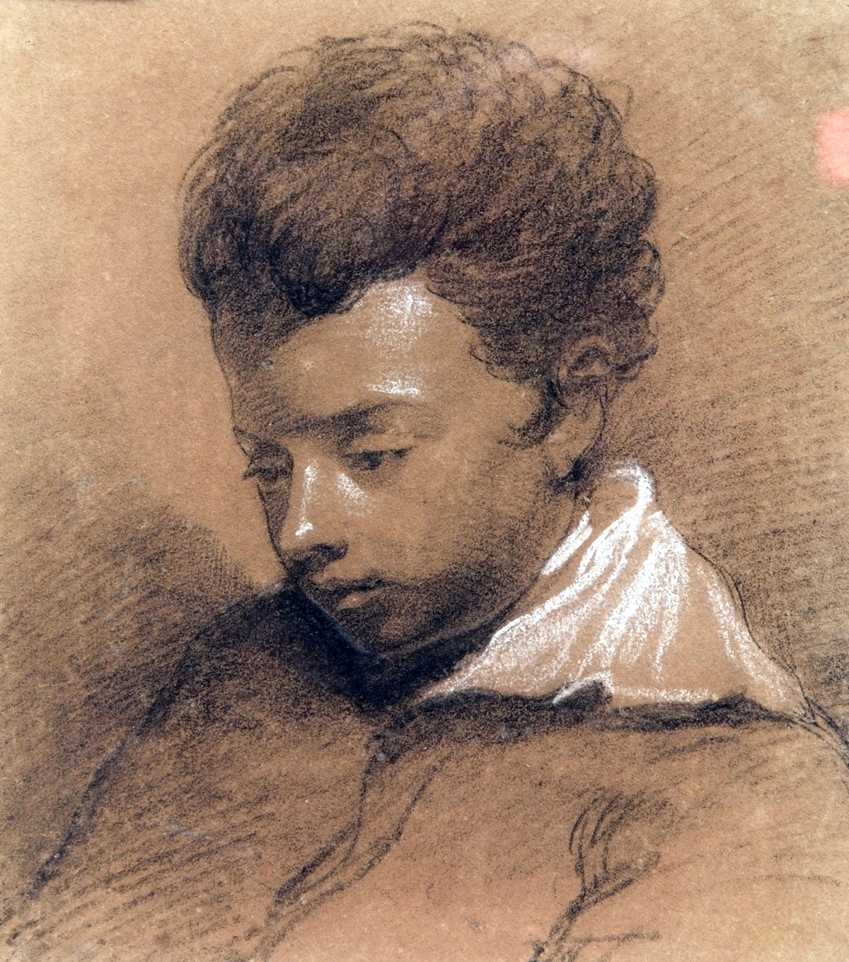 JOSEPH GELDART (1808-1882, BRITISH)
A Portrait Sketch of Geldart’s Son George
pencil drawing,