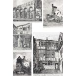 DAVID HODGSON (1798-1864, BRITISH) 
“Antiquarian Remains Norwich and Norfolk”
portfolio of
