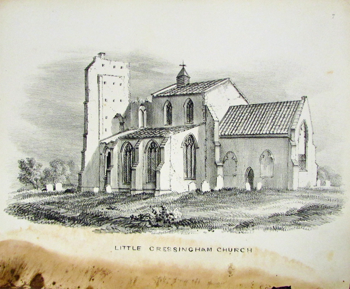 AFTER JOHN BERNEY LADBROOKE (1803-1879, BRITISH) 
“Churches of Norfolk”
box containing approx 400+ - Image 3 of 5