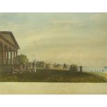 AFTER J B FRASER, ENGRAVED BY R HAVELL 19th Century hand coloured aquatint A View of Barrackpore