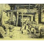 JAMES PRIDDEY signed in pencil to margin, drypoint etching “cribed  The Pearl Studmaker   Hockley