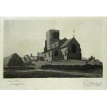 HENRY JAMES STARLING signed in pencil to margin, group of three black and white etchings titled