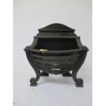 Adam-style cast iron fire basket