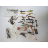 Quantity of mixed fishing lures Fair condition