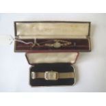 Ladies 9 ct gold Longines watch & 9 ct gold gents Rotary watch Condition: fair ., some minor marks