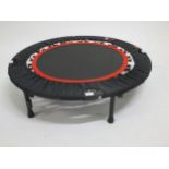 Mini foldable exercise trampoline, 100cm  dia approx Condition: Good .