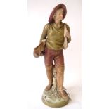 Royal Dux figure of a man 38 cm H Condition: good .