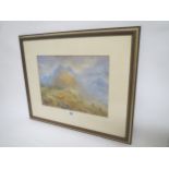 Manner of Charles Rowbotham, watercolour heightened with white Naiba, Tuscany, 25x34 Condition: Fair