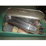 Fire irons, fish kettle etc Condition: well used