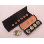 Set of six satsuma button's circa 1920s