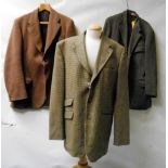 Three gentleman's sports jackets