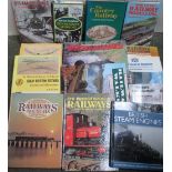 Qty of modern railway books.