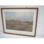 After John King, Limited Edition colour print  "Sturmer Mere" signed in pencil on mount, numbered 82