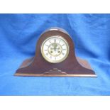 Oak framed Wellington clock, Brocot escapement