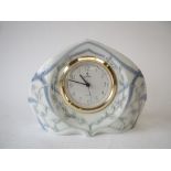 Modern Lladro mantle clock