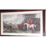 After J F Herring, Snr, Set of four Fores National Sports 'Fox Hunting' colour engravings by J.