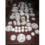 Large qty of Royal Worcester Evesham pattern china