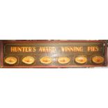 Hunters Pie Sign on board 45 cm H x 180 cm W