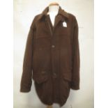 New Hucklecote Loden shooting coat, size large with New Aigle shooting waistcoat