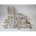 Collection of 60 Delprado Classic and Oriental porcelain trinket Boxes