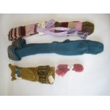 Three mixed pair of shooting socks size L