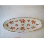 Large decorative Herend oval platter, plus a qty of china