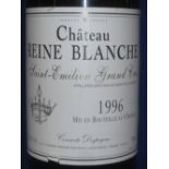 Chateau Reine Blanche, Saint Emilion Grand Cru, 1996 , 5 bottles, Vieux Chateau Certan, Grand Vin