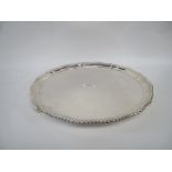 Hallmarked silver salver by A Bros Ltd of Birmingham 28ozt