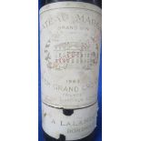 9 x 37.5cl bottles of Chateau Margaux, Premier Grand Cru Classe, 1963 (6 x mid shoulder, 3 x top