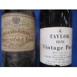 3 bottles Taylors Vintage Port 1970, 1 bottle Quinta do Panascal Vintage Port 1984