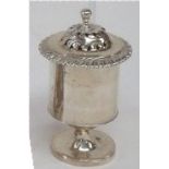 William IV silver pounce pot, 8.5cmH, 2ozt