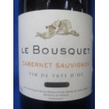 Le Bousquet Cabernet Sauvignon Vins De Pays D'oc, 2008, 24 bottles in original boxes