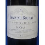 Domaine Boudau, Cotes Du Roussillon 'Le Clos', 2006, 10 bottles