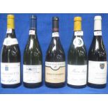 5 bottles Gevrey-Chambertin 'Domaine Alain Jeanniard' 2006, 1 bottle Macon Lugny, Louis Latour 2009,