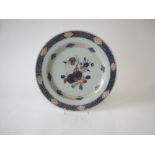 C19th Chinese porcelain plate decorated in the Imari palette 23D