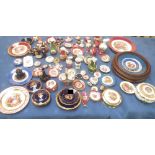 Large collection of Limoges porcelain, plates, trinket boxes, dishes, ornaments - (quantity 80+)