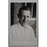 Alan Wharton. Lancashire, Leicestershire & England 1946-1963. Mono real photograph plain back
