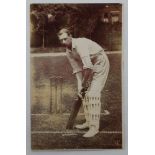 John Richard Mason. Kent & England, 1893-1914. Sepia real photograph postcard of Mason standing full