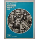 ‘Rothmans Rest of the World XI 1968’. Official tour programme signed to pen pictures by eleven