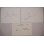 Great West Indian Cricketers’. Individual ink signatures of Garry Sobers, Vivian Richards and