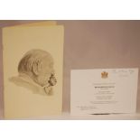 Brian Johnston 1912-1994. Original ‘Order of Service’ for the Service of Celebration held at