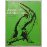 Jamaica v Carreras [Cricketers] 1965. Official programme for the tour of Jamaica from 27th January