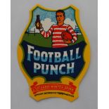 ‘Football Punch’. Fifteen unused original beer bottle labels for ‘Football Punch- a splendid