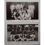 ‘The South African Cricketers in England 1912’. Mono real photograph postcard of the team,