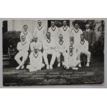 Australia 1921. Mono advertising printed postcard published by Jaeger of the Australian team to