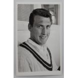 Gordon Williamson. Northamptonshire 1959-1962. Mono real photograph plain back postcard of